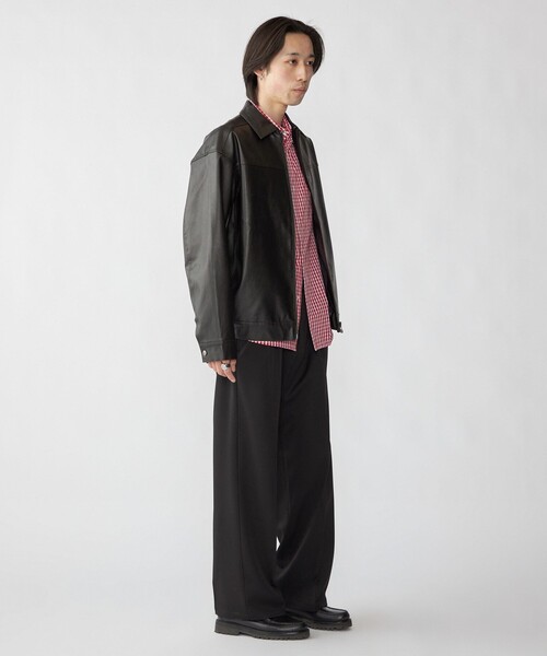City Ambient Products(シティアンビエントプロダクツ)の「City Ambient Products: 合成皮革 ジップ ブルゾン(ブルゾン・メンズ・ブラック・SMALL/MEDIUM/LARGE)」の10枚目の写真