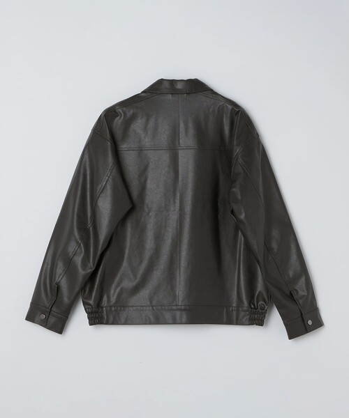 City Ambient Products(シティアンビエントプロダクツ)の「City Ambient Products: 合成皮革 ジップ ブルゾン(ブルゾン・メンズ・ブラック・SMALL/MEDIUM/LARGE)」の17枚目の写真