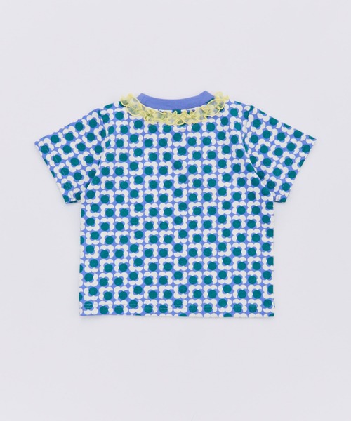Ocean&Ground(オーシャン&グラウンド)の「レトロパターンコンパクトTシャツ(Tシャツ/カットソー・キッズ・グリーン/パープル/イエロー・120/110/100/90/140/130)」の18枚目の写真