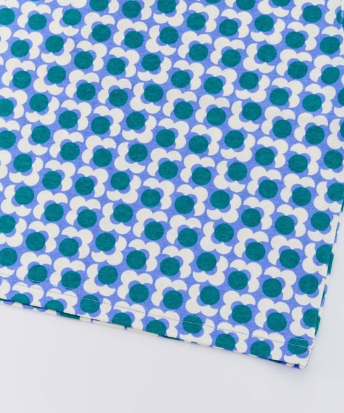 Ocean&Ground(オーシャン&グラウンド)の「レトロパターンコンパクトTシャツ(Tシャツ/カットソー・キッズ・グリーン/パープル/イエロー・120/110/100/90/140/130)」の20枚目の写真