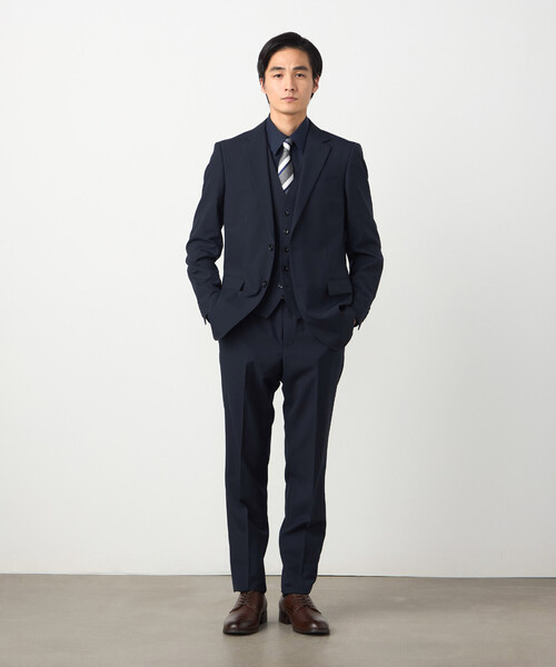 COMME CA ISM（コムサイズム）の「市松柄 ドレスシャツ（シャツ/ブラウス・メンズ・ネイビー/ホワイト・MEDIUM/SMALL/X-LARGE/LARGE）」の9枚目の写真