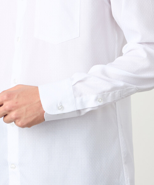 COMME CA ISM（コムサイズム）の「市松柄 ドレスシャツ（シャツ/ブラウス・メンズ・ネイビー/ホワイト・MEDIUM/SMALL/X-LARGE/LARGE）」の17枚目の写真