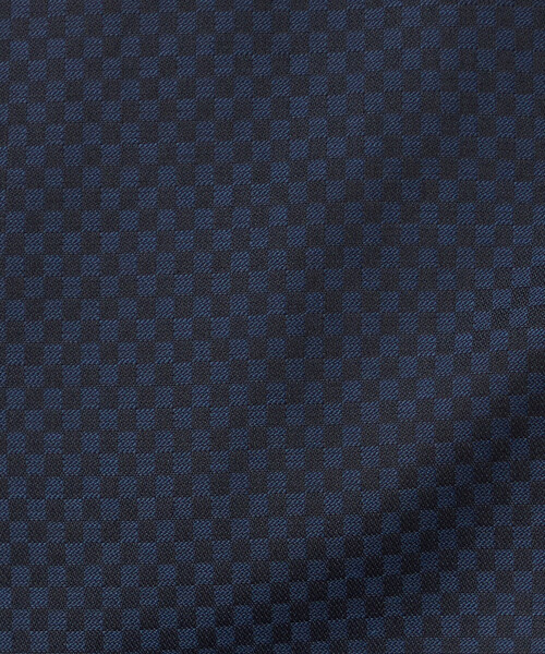 COMME CA ISM（コムサイズム）の「市松柄 ドレスシャツ（シャツ/ブラウス・メンズ・ネイビー/ホワイト・MEDIUM/SMALL/X-LARGE/LARGE）」の3枚目の写真