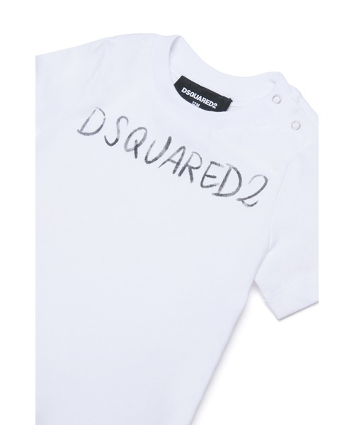 DSQUARED2(ディースクエアード)の「ベビー Tシャツ DSQUARED KID(Tシャツ/カットソー・キッズ・ホワイト/ライトブルー・24M/36M/18M)」の7枚目の写真