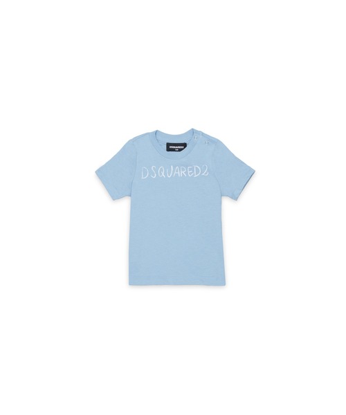 DSQUARED2(ディースクエアード)の「ベビー Tシャツ DSQUARED KID(Tシャツ/カットソー・キッズ・ホワイト/ライトブルー・24M/36M/18M)」の3枚目の写真