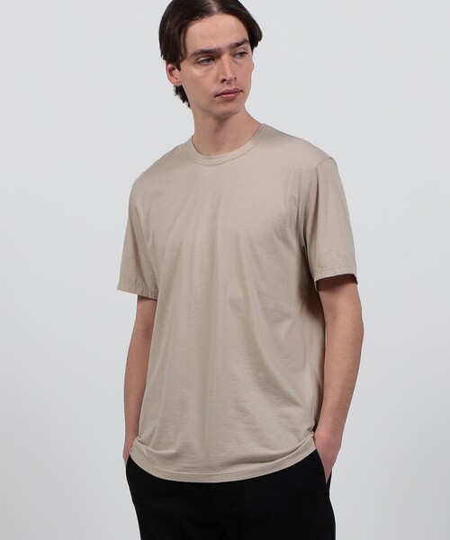 JAMES PERSE(ジェームスパース)の「リュクスジャージー クルーネックTシャツ MELJ3199(Tシャツ/カットソー・メンズ・ライトベージュ/カーキ・4/2/0)」の9枚目の写真