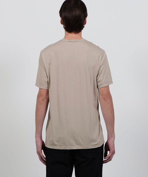 JAMES PERSE(ジェームスパース)の「リュクスジャージー クルーネックTシャツ MELJ3199(Tシャツ/カットソー・メンズ・ライトベージュ/カーキ・4/2/0)」の3枚目の写真