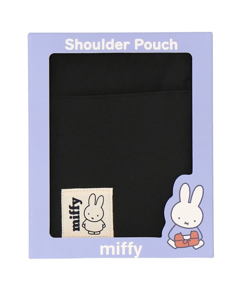 Miffy( ミッフィー)の「縦型ショルダーポーチ(ショルダーバッグ・レディース・グレー/ブラック/ネイビー・FREE)」の6枚目の写真