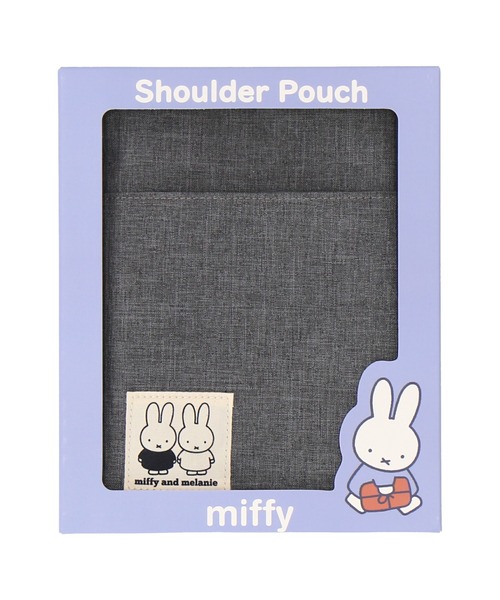 Miffy( ミッフィー)の「縦型ショルダーポーチ(ショルダーバッグ・レディース・グレー/ブラック/ネイビー・FREE)」の10枚目の写真