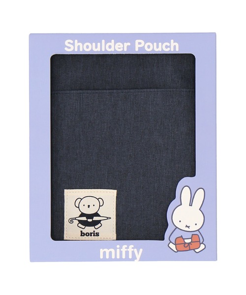 Miffy( ミッフィー)の「縦型ショルダーポーチ(ショルダーバッグ・レディース・グレー/ブラック/ネイビー・FREE)」の14枚目の写真