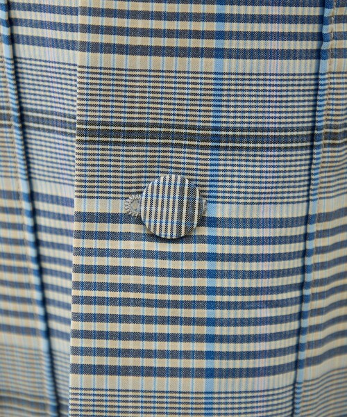 MACPHEE（マカフィー）の「トゥーサイドチェック ステンカラーショートコート（ステンカラーコート・レディース・ライトブルー・36）」の14枚目の写真