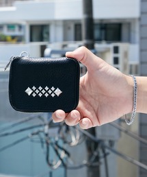 CALEE/キャリー STUDS LEATHER ZIP MULTI WALLET 財布 2026年春夏
