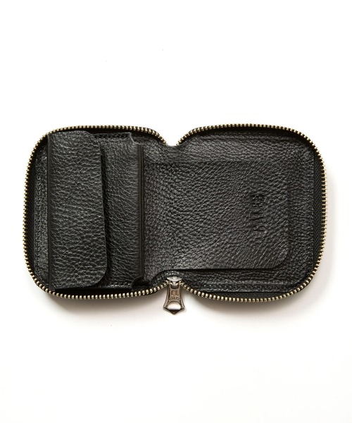 CALEE(キャリー)の「CALEE/キャリー STUDS LEATHER ZIP MULTI WALLET 財布 2026年春夏(財布・メンズ・ブラック・FREE)」の8枚目の写真