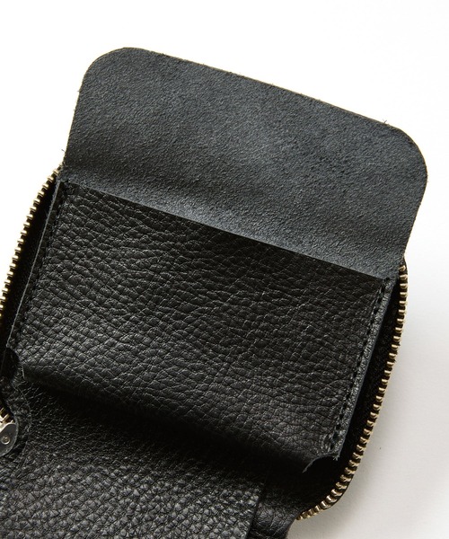 CALEE(キャリー)の「CALEE/キャリー STUDS LEATHER ZIP MULTI WALLET 財布 2026年春夏(財布・メンズ・ブラック・FREE)」の10枚目の写真