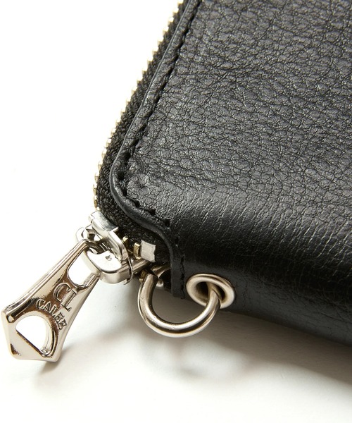 CALEE(キャリー)の「CALEE/キャリー STUDS LEATHER ZIP MULTI WALLET 財布 2026年春夏(財布・メンズ・ブラック・FREE)」の11枚目の写真