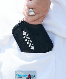 CALEE（キャリー）の「CALEE/キャリー STUDS LEATHER ZIP MULTI WALLET 財布 2026年 夏 夏服（財布）」
