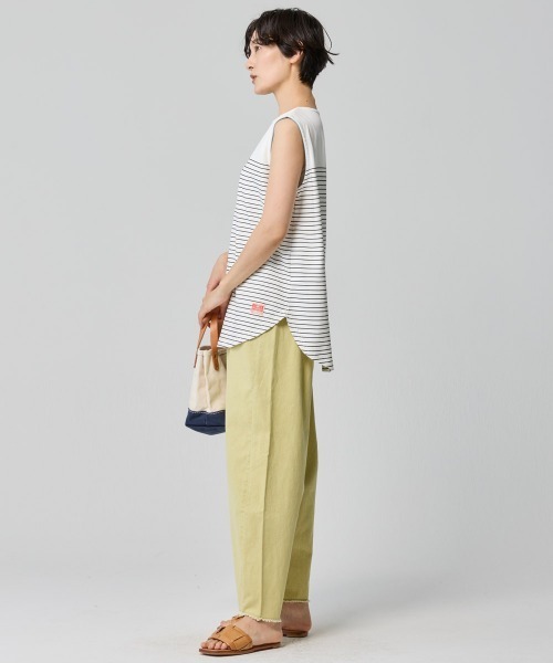 KRIFF MAYER Lady's Collection（クリフメイヤーレディースコレクション）の「【汗染み防止･撥水防汚･速乾･接触冷感】ウェットプロテクトタンクトップ（Tシャツ/カットソー・レディース・ブルー/ブラック/ホワイト系その他/ブラウン/グレー/オフホワイト・MEDIUM/LARGE）」の8枚目の写真