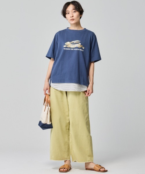 KRIFF MAYER Lady's Collection（クリフメイヤーレディースコレクション）の「【汗染み防止･撥水防汚･速乾･接触冷感】ウェットプロテクトタンクトップ（Tシャツ/カットソー・レディース・ブルー/ブラック/ホワイト系その他/ブラウン/グレー/オフホワイト・MEDIUM/LARGE）」の13枚目の写真