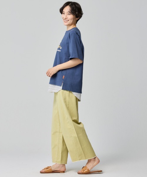 KRIFF MAYER Lady's Collection（クリフメイヤーレディースコレクション）の「【汗染み防止･撥水防汚･速乾･接触冷感】ウェットプロテクトタンクトップ（Tシャツ/カットソー・レディース・ブルー/ブラック/ホワイト系その他/ブラウン/グレー/オフホワイト・MEDIUM/LARGE）」の15枚目の写真