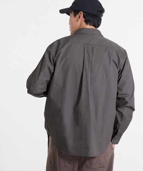 coca（coca）（コカ）の「ブロード長袖シャツ（シャツ/ブラウス・メンズ・ライトブルー/チャコール・XL/M/L）」の9枚目の写真