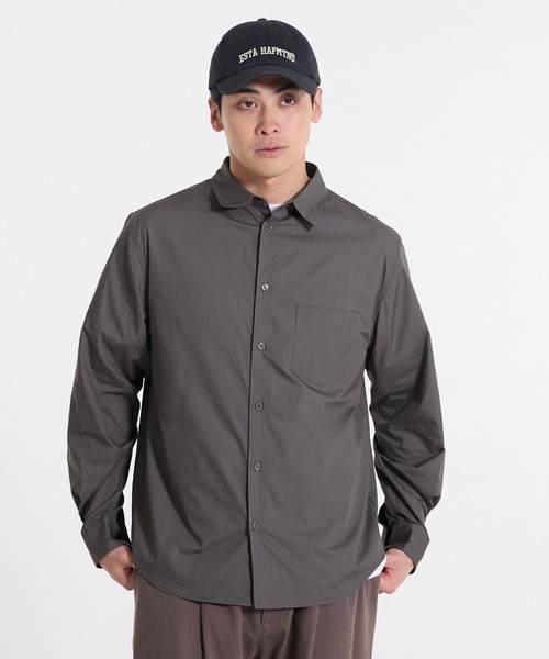 coca（coca）（コカ）の「ブロード長袖シャツ（シャツ/ブラウス・メンズ・ライトブルー/チャコール・XL/M/L）」の12枚目の写真