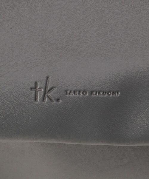 tk.TAKEO KIKUCHI(ティーケータケオキクチ)の「【2WAY】ミニショルダーバッグ(ショルダーバッグ・メンズ・グレー/ブラック・00)」の18枚目の写真