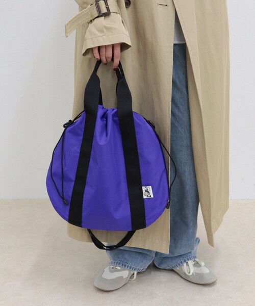fredy emue（フレディエミュ）の「【Drifter/ドリフター】LUNE TOTE BAG（ショルダーバッグ・レディース・ライトブルー/ブラック/グレー系その他/パープル・FREE）」の4枚目の写真