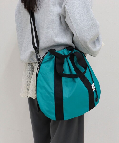 fredy emue（フレディエミュ）の「【Drifter/ドリフター】LUNE TOTE BAG（ショルダーバッグ・レディース・ライトブルー/ブラック/グレー系その他/パープル・FREE）」の5枚目の写真