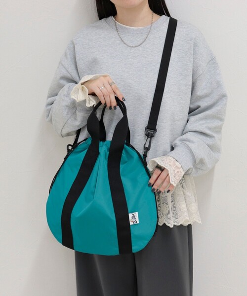 fredy emue（フレディエミュ）の「【Drifter/ドリフター】LUNE TOTE BAG（ショルダーバッグ・レディース・ライトブルー/ブラック/グレー系その他/パープル・FREE）」の6枚目の写真