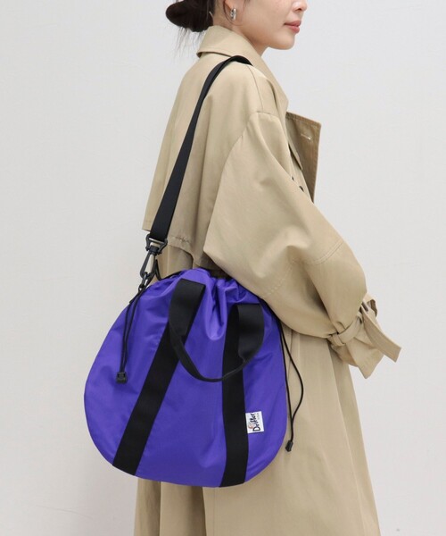 fredy emue（フレディエミュ）の「【Drifter/ドリフター】LUNE TOTE BAG（ショルダーバッグ・レディース・ライトブルー/ブラック/グレー系その他/パープル・FREE）」の8枚目の写真