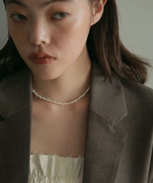 MIDWEST（ミッドウエスト）の「anuke Mini Pearl Necklace（ネックレス・レディース・ホワイト・FREE）」の7枚目の写真