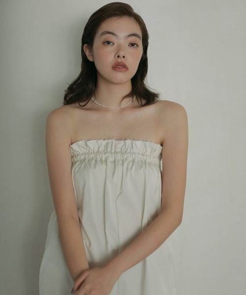 MIDWEST（ミッドウエスト）の「anuke Mini Pearl Necklace（ネックレス・レディース・ホワイト・FREE）」の8枚目の写真