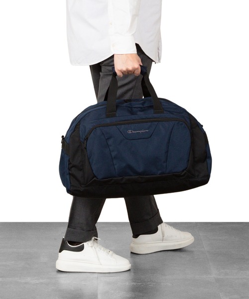 Champion(チャンピオン)の「チャンピオン ボストンバッグ カジュアル 修学旅行 合宿 20238(ボストンバッグ・メンズ・ネイビー/ブラック/グレー・FREE)」の1枚目の写真