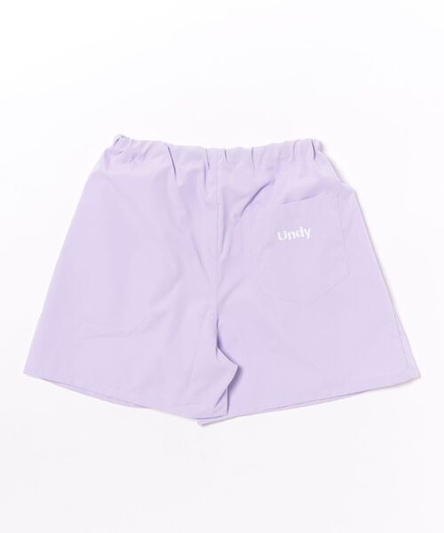 undeny.(アンディニ-)の「undeny/アンディニー フレアショーツ(その他パンツ・レディース・ブラック/ラベンダー・F)」の5枚目の写真