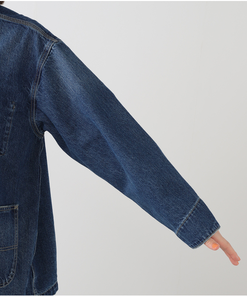 plage(プラージュ)の「《WEB限定追加》coverall 2(デニムジャケット・レディース・ブラック/ネイビー・38/36)」の20枚目の写真