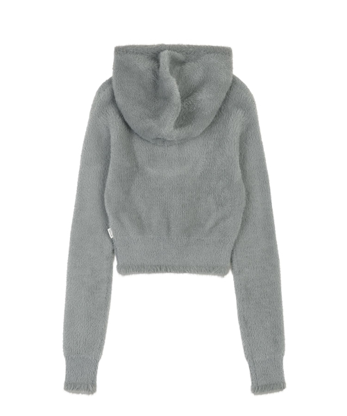 ORDINARY HOLIDAY（オーディナリー ホリデー）の「HOOD HAIRY CARDIGAN [GRAY]（カーディガン/ボレロ・レディース・その他・FREE）」の3枚目の写真