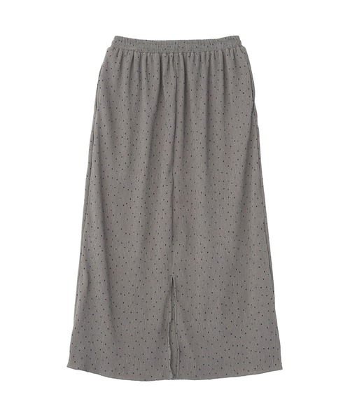 Green　Parks（グリーンパークス）の「楊柳プリーツスカート（スカート・レディース・ブラック/ホワイト系その他2/グレー・FREE）」の7枚目の写真