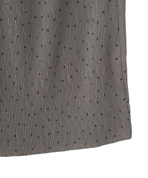 Green　Parks（グリーンパークス）の「楊柳プリーツスカート（スカート・レディース・ブラック/ホワイト系その他2/グレー・FREE）」の10枚目の写真