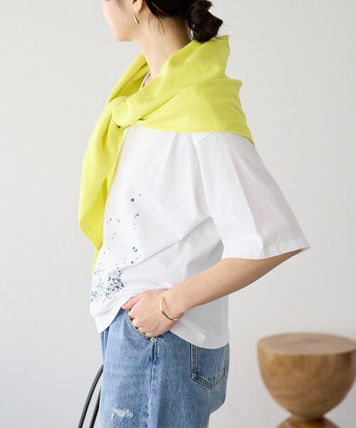 RIVE DROITE（リヴドロワ）の「予約【A・MONN(アモン)】color dot Tee（Tシャツ/カットソー・レディース・オフホワイト・FREE）」の18枚目の写真