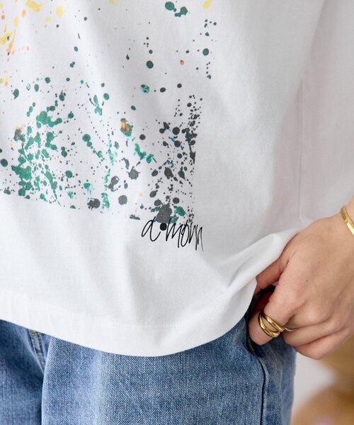 RIVE DROITE（リヴドロワ）の「予約【A・MONN(アモン)】color dot Tee（Tシャツ/カットソー・レディース・オフホワイト・FREE）」の12枚目の写真