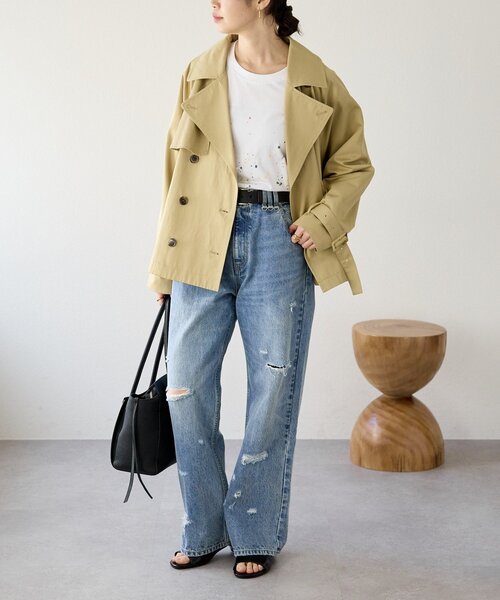 RIVE DROITE（リヴドロワ）の「予約【A・MONN(アモン)】color dot Tee（Tシャツ/カットソー・レディース・オフホワイト・FREE）」の11枚目の写真