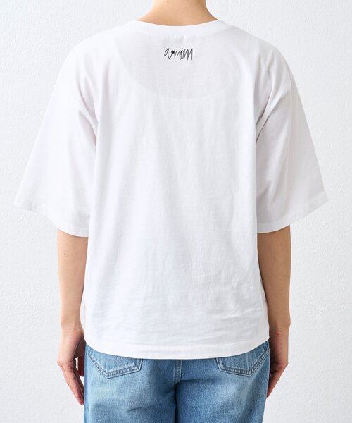 RIVE DROITE（リヴドロワ）の「予約【A・MONN(アモン)】color dot Tee（Tシャツ/カットソー・レディース・オフホワイト・FREE）」の6枚目の写真