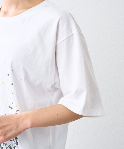 RIVE DROITE（リヴドロワ）の「予約【A・MONN(アモン)】color dot Tee（Tシャツ/カットソー・レディース・オフホワイト・FREE）」の3枚目の写真
