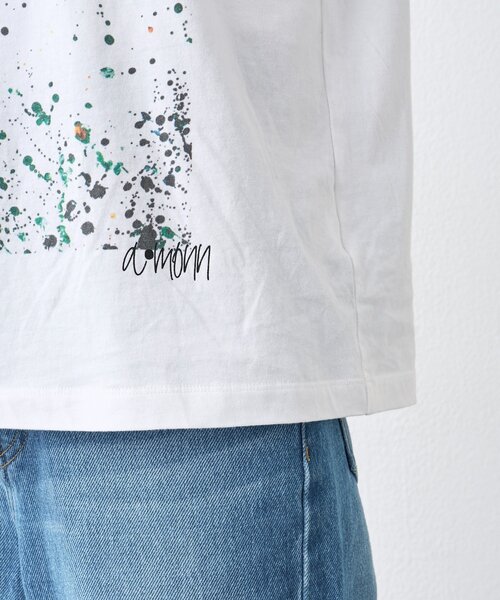 RIVE DROITE（リヴドロワ）の「予約【A・MONN(アモン)】color dot Tee（Tシャツ/カットソー・レディース・オフホワイト・FREE）」の2枚目の写真