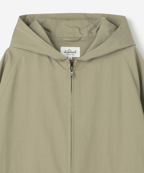 LE GLAZIK（ルグラジック）の「LE GLAZIK | コットンナイロン フードコート WOMEN（その他アウター・レディース・オリーブ/ベージュ・36）」の5枚目の写真
