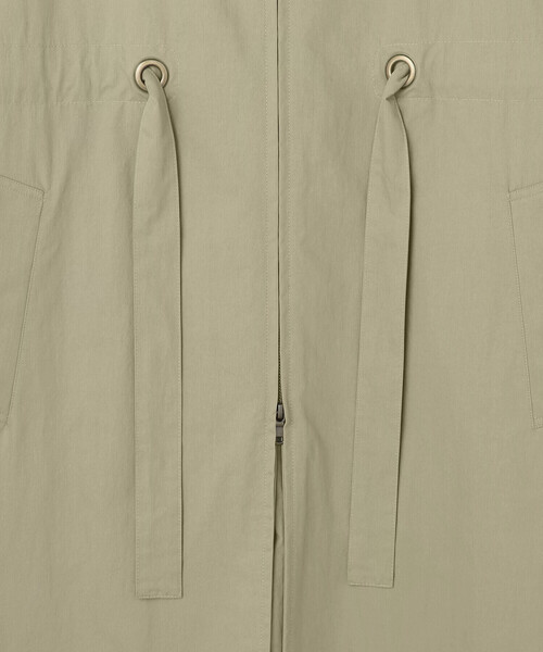 LE GLAZIK（ルグラジック）の「LE GLAZIK | コットンナイロン フードコート WOMEN（その他アウター・レディース・オリーブ/ベージュ・36）」の10枚目の写真