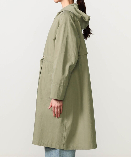 LE GLAZIK（ルグラジック）の「LE GLAZIK | コットンナイロン フードコート WOMEN（その他アウター・レディース・オリーブ/ベージュ・36）」の12枚目の写真