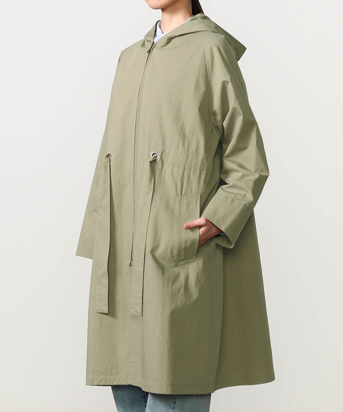 LE GLAZIK（ルグラジック）の「LE GLAZIK | コットンナイロン フードコート WOMEN（その他アウター・レディース・オリーブ/ベージュ・36）」の14枚目の写真