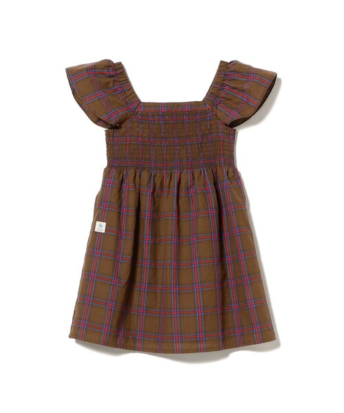 こども ビームス(コドモビームス)の「チェック シャーリング ワンピース 2026SS(90~140cm)(ワンピース・キッズ・ブラウン・90)」の12枚目の写真