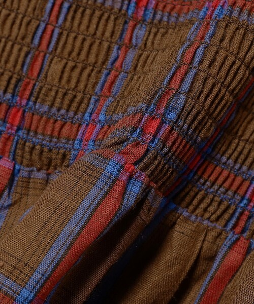 こども ビームス(コドモビームス)の「チェック シャーリング ワンピース 2026SS(90~140cm)(ワンピース・キッズ・ブラウン・90)」の10枚目の写真